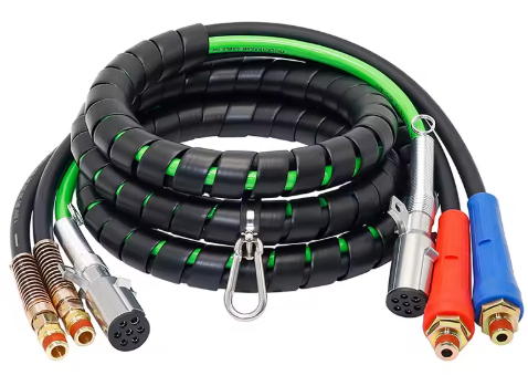 3 in 1 ABS & Power Air Brake Line With 7-Way Cable Assembly